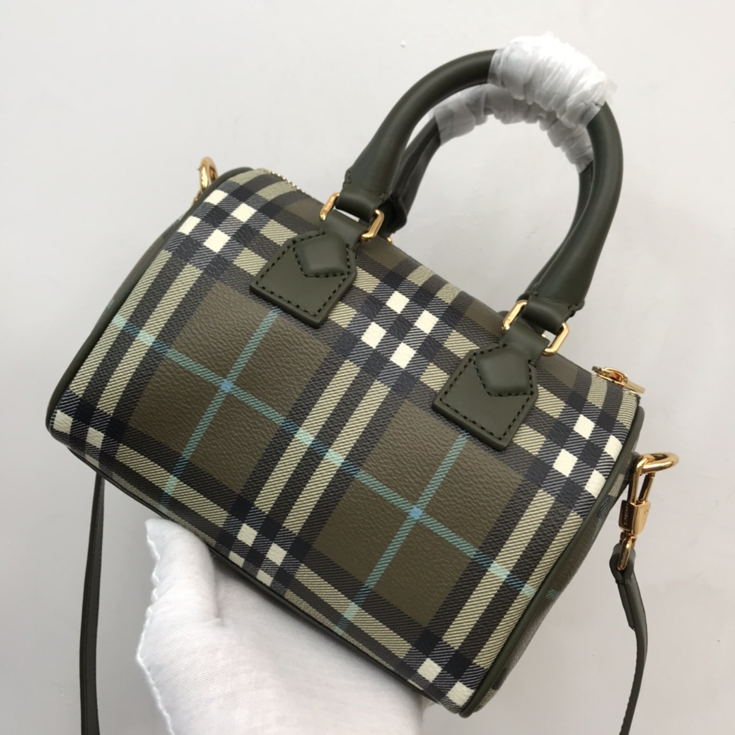 Burberry Check Mini Bowling Bag - EUR FASHION