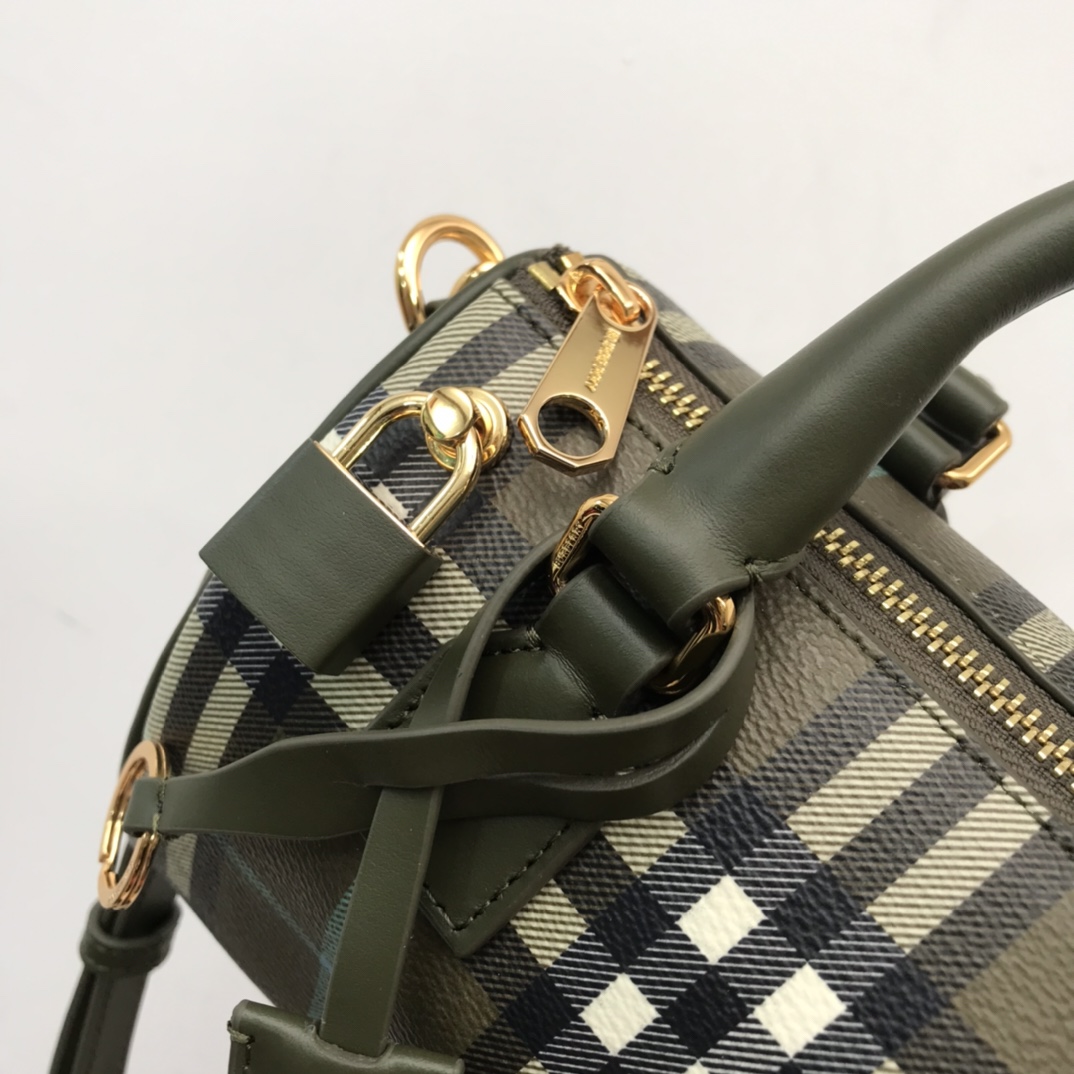 Burberry Check Mini Bowling Bag - EUR FASHION