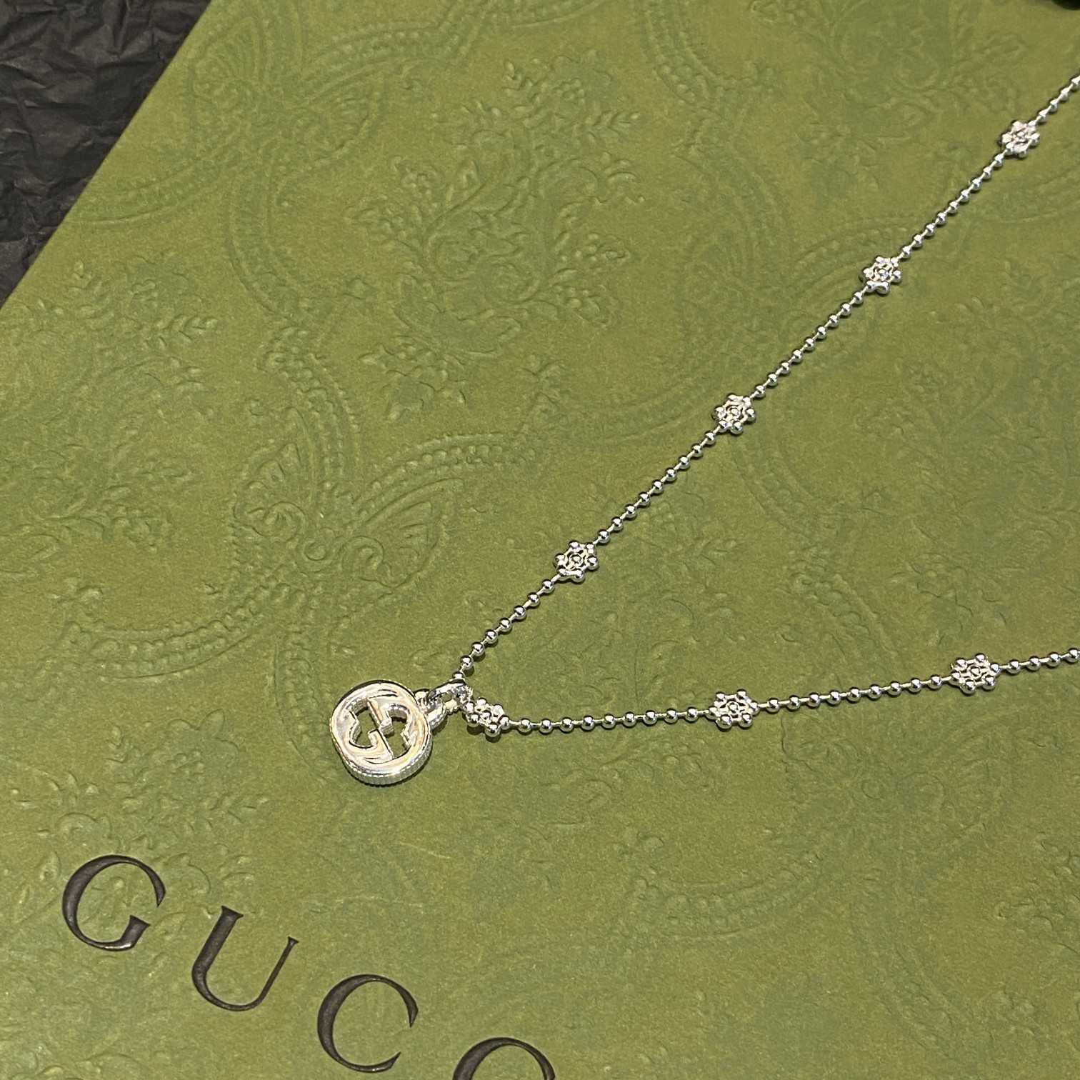 Gucci Interlocking G Necklace In Silver - EUR FASHION