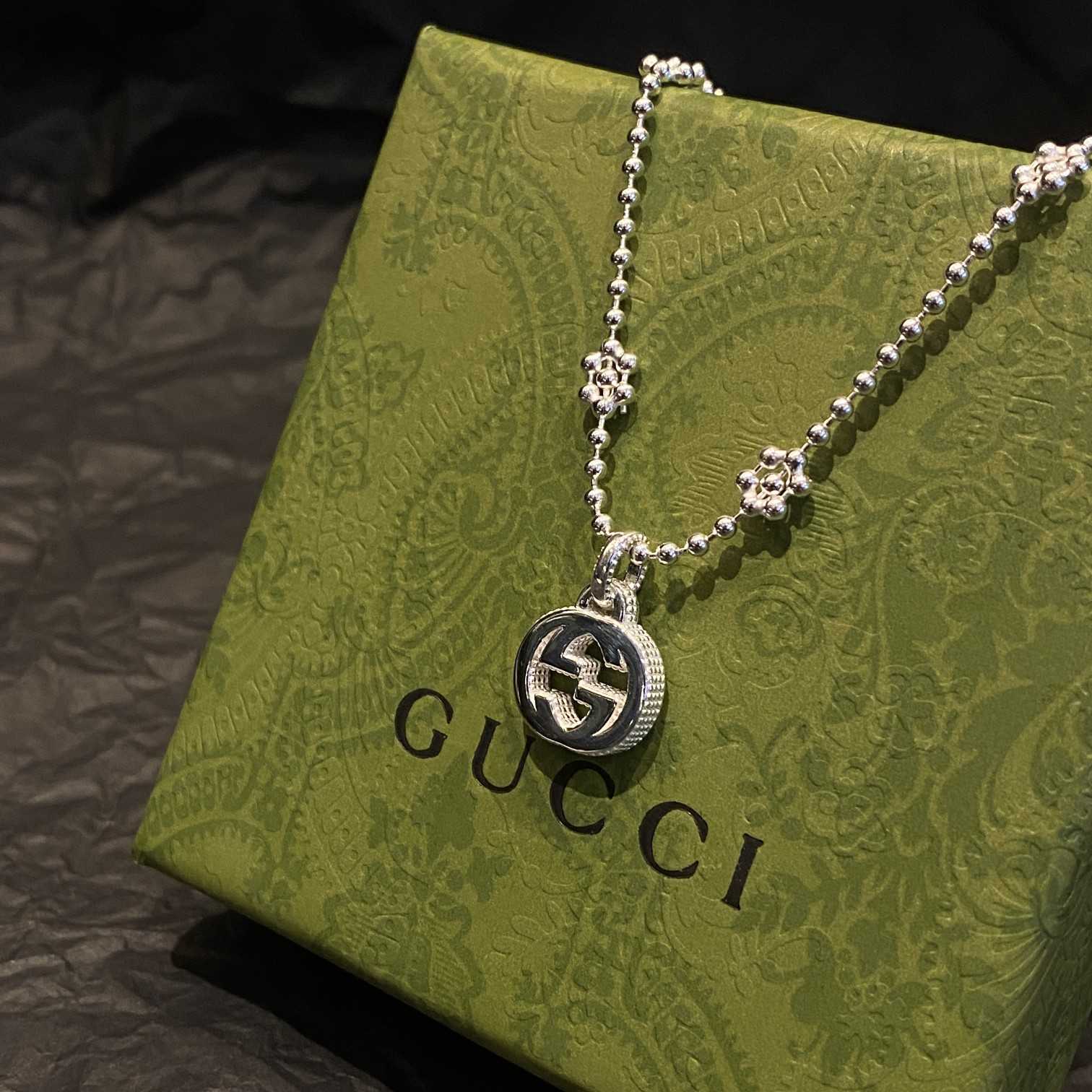 Gucci Interlocking G Necklace In Silver - EUR FASHION