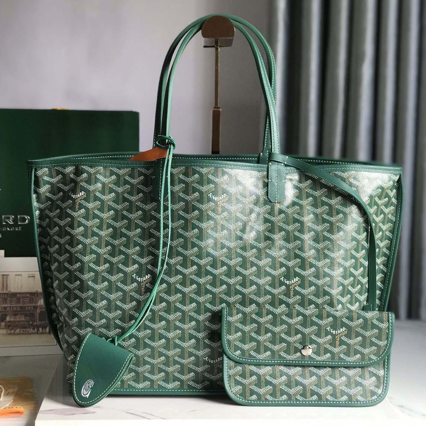 Goyard Saint Louis Tote Pm Green  (34-28-15cm) - EUR FASHION