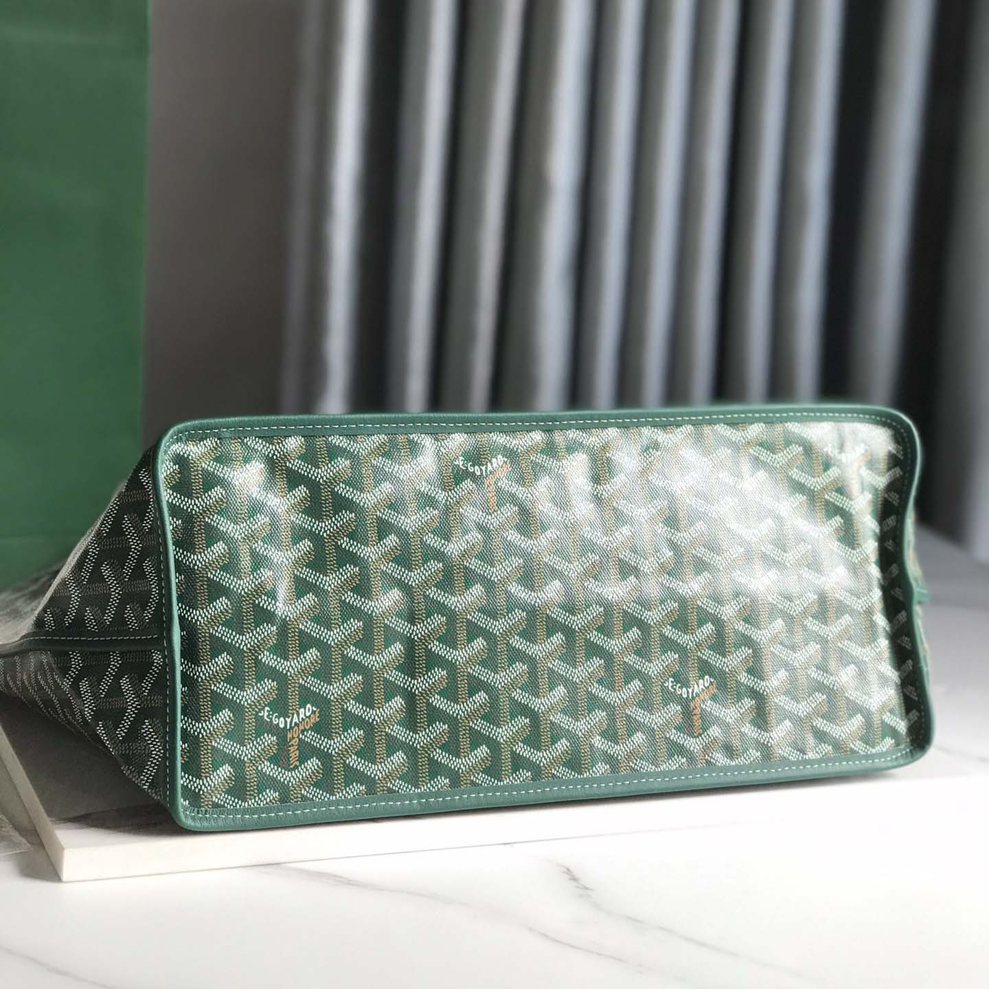 Goyard Saint Louis Tote Pm Green  (34-28-15cm) - EUR FASHION