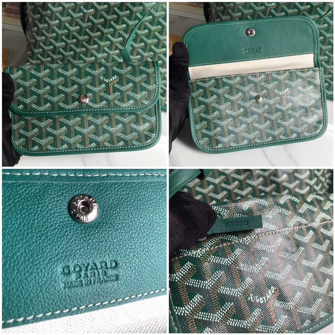 Goyard Saint Louis Tote Pm Green  (34-28-15cm) - EUR FASHION