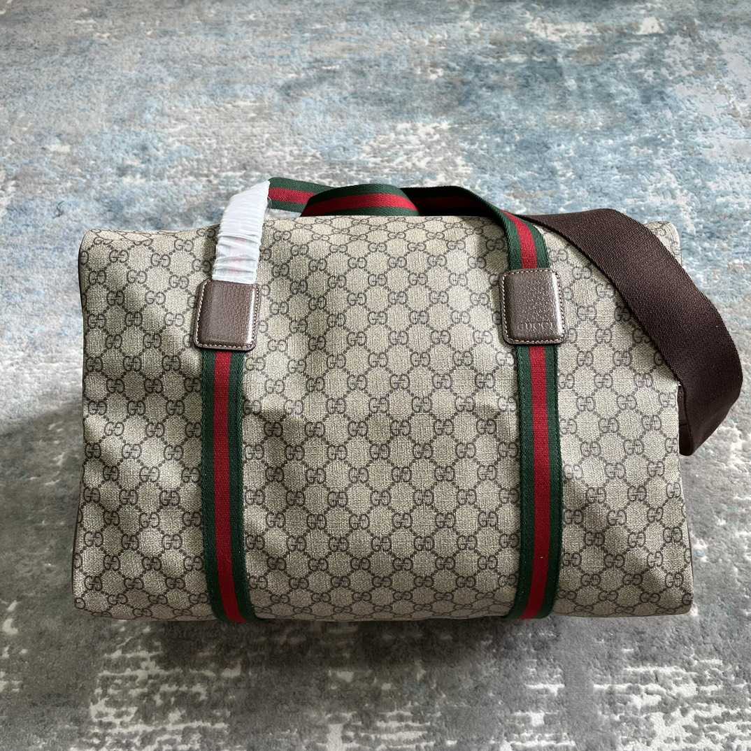 Gucci Maxi Duffle Bag With Web(45.5x 29x 27cm) - EUR FASHION