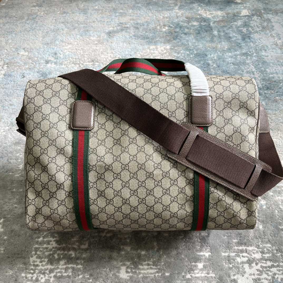 Gucci Maxi Duffle Bag With Web(45.5x 29x 27cm) - EUR FASHION