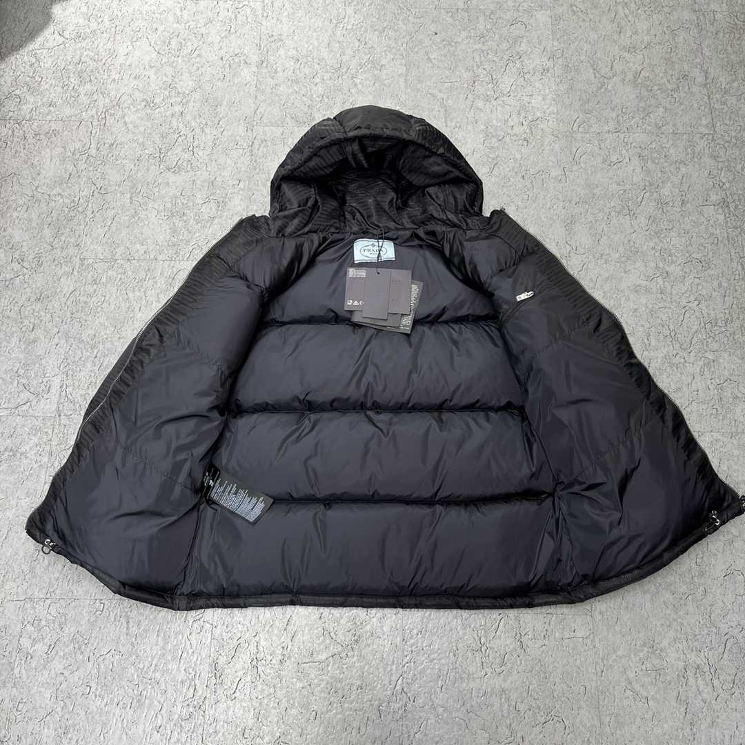 Prada Re-Nylon Hooded Down Jacket - EUR FASHION