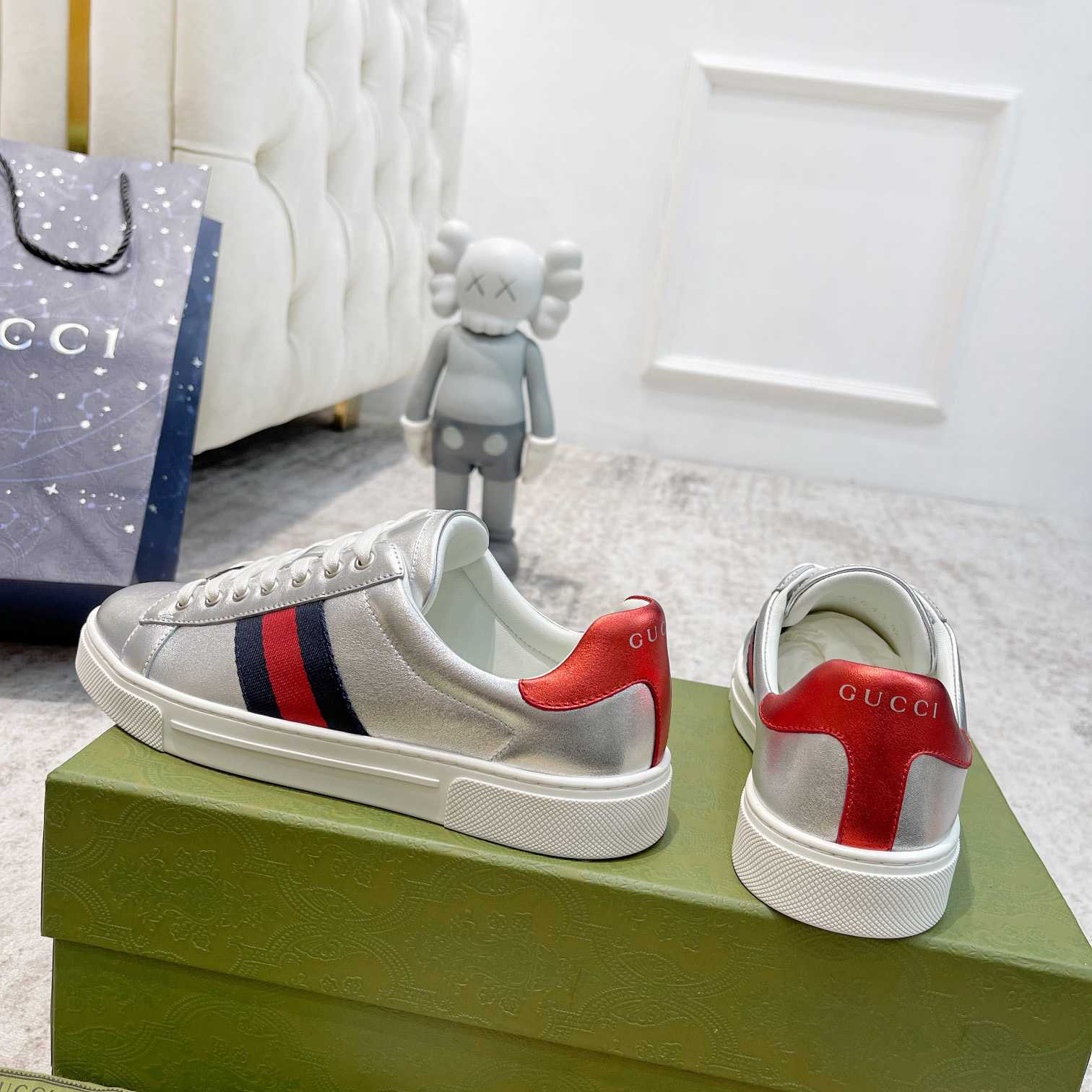 Gucci Ace Sneaker With Web - EUR FASHION