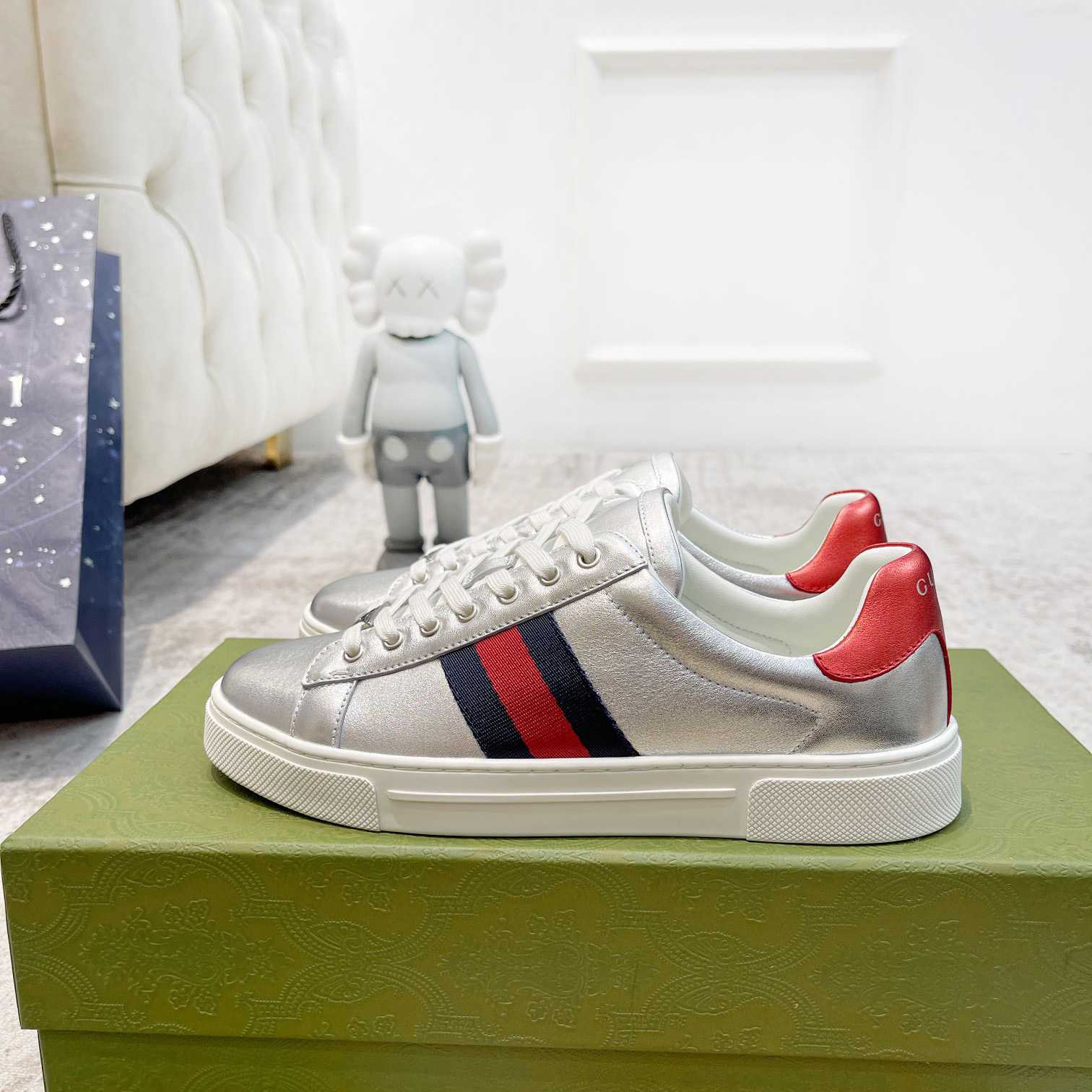 Gucci Ace Sneaker With Web - EUR FASHION