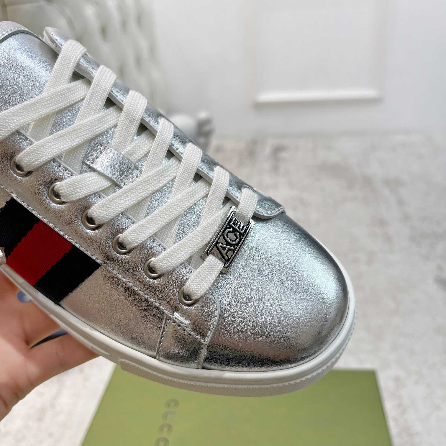 Gucci Ace Sneaker With Web - EUR FASHION