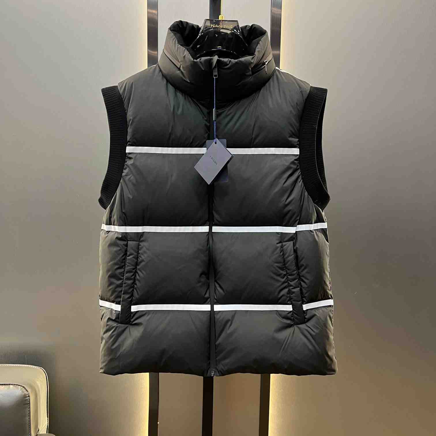 Prada Light Technical Fabric Down Vest - EUR FASHION