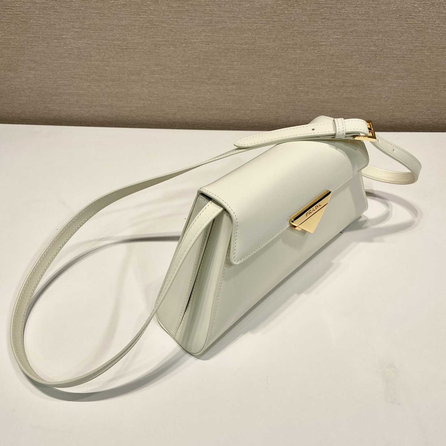 Prada Medium Brushed Leather Handbag - EUR FASHION