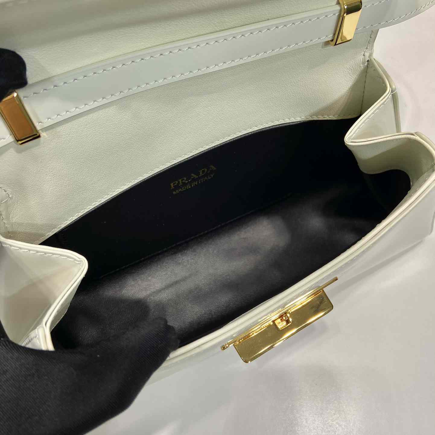 Prada Medium Brushed Leather Handbag - EUR FASHION