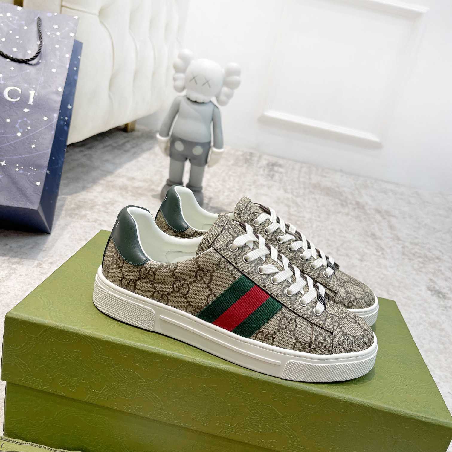 Gucci Ace Sneaker With Web - EUR FASHION