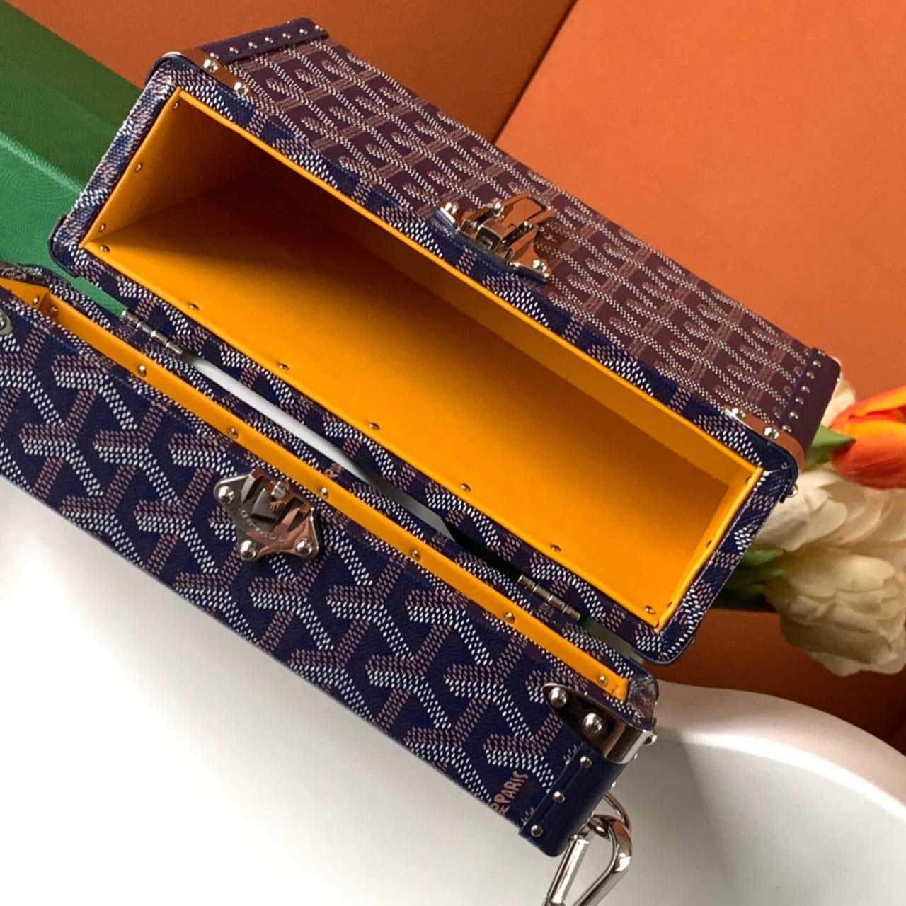 Goyard Bag Trunk Monogram Leather (21-15-6.5cm) - EUR FASHION