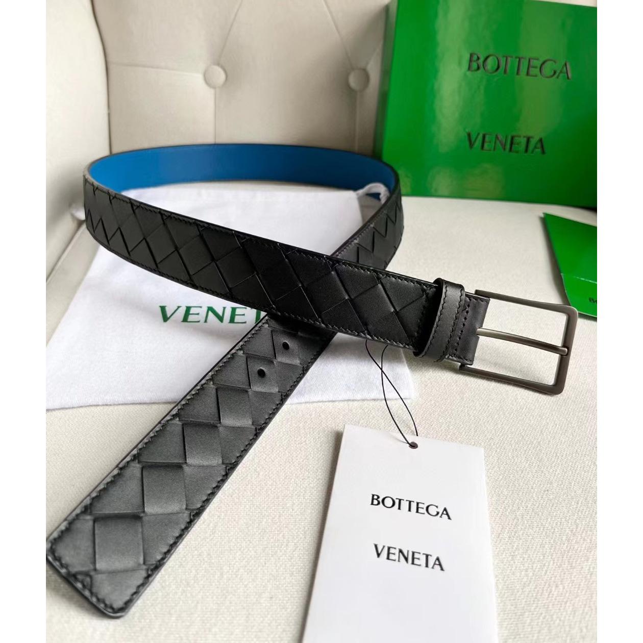 Bottega Veneta Intrecciato Belt - EUR FASHION