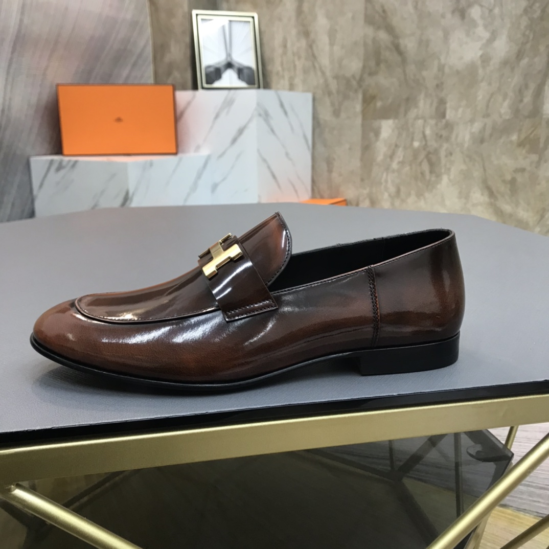 Hermes Loafers In Leather - EUR FASHION