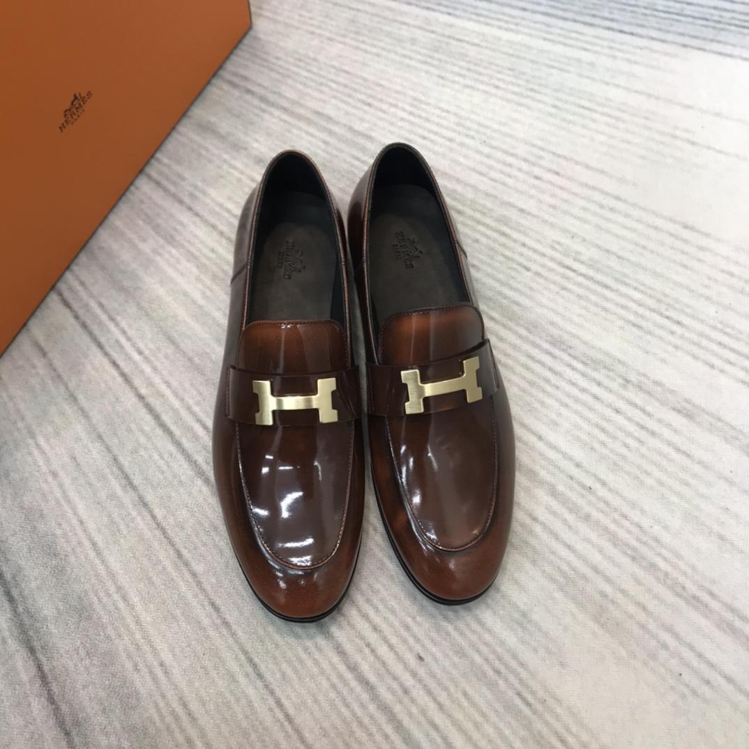 Hermes Loafers In Leather - EUR FASHION