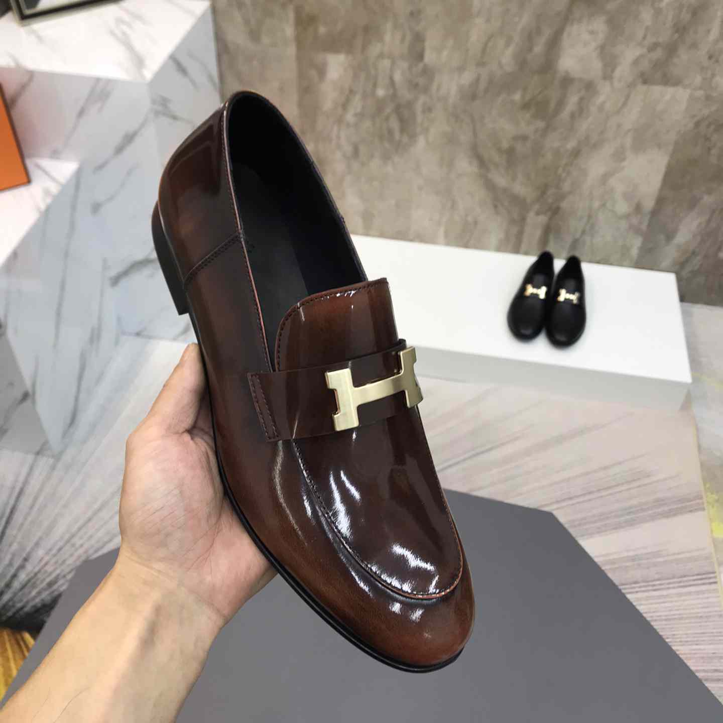 Hermes Loafers In Leather - EUR FASHION