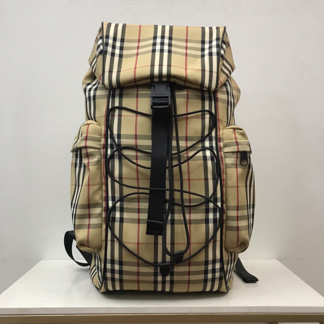 Burberry Murray Archive Check Drawstring Fasten Backpack (30 x 17 x 50cm) - EUR FASHION