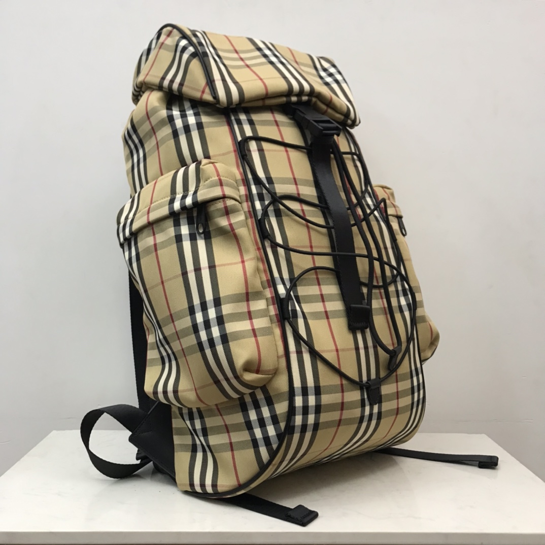 Burberry Murray Archive Check Drawstring Fasten Backpack (30 x 17 x 50cm) - EUR FASHION