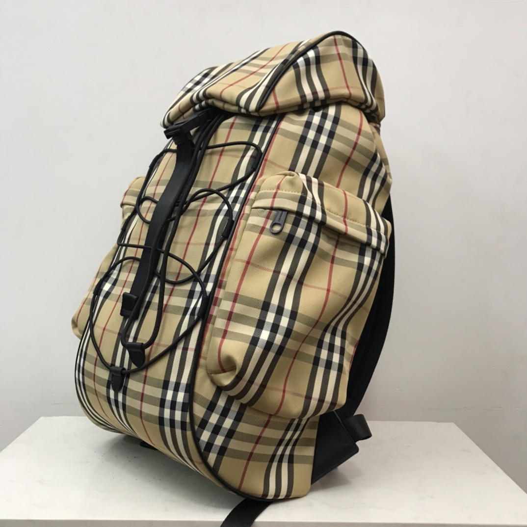 Burberry Murray Archive Check Drawstring Fasten Backpack (30 x 17 x 50cm) - EUR FASHION