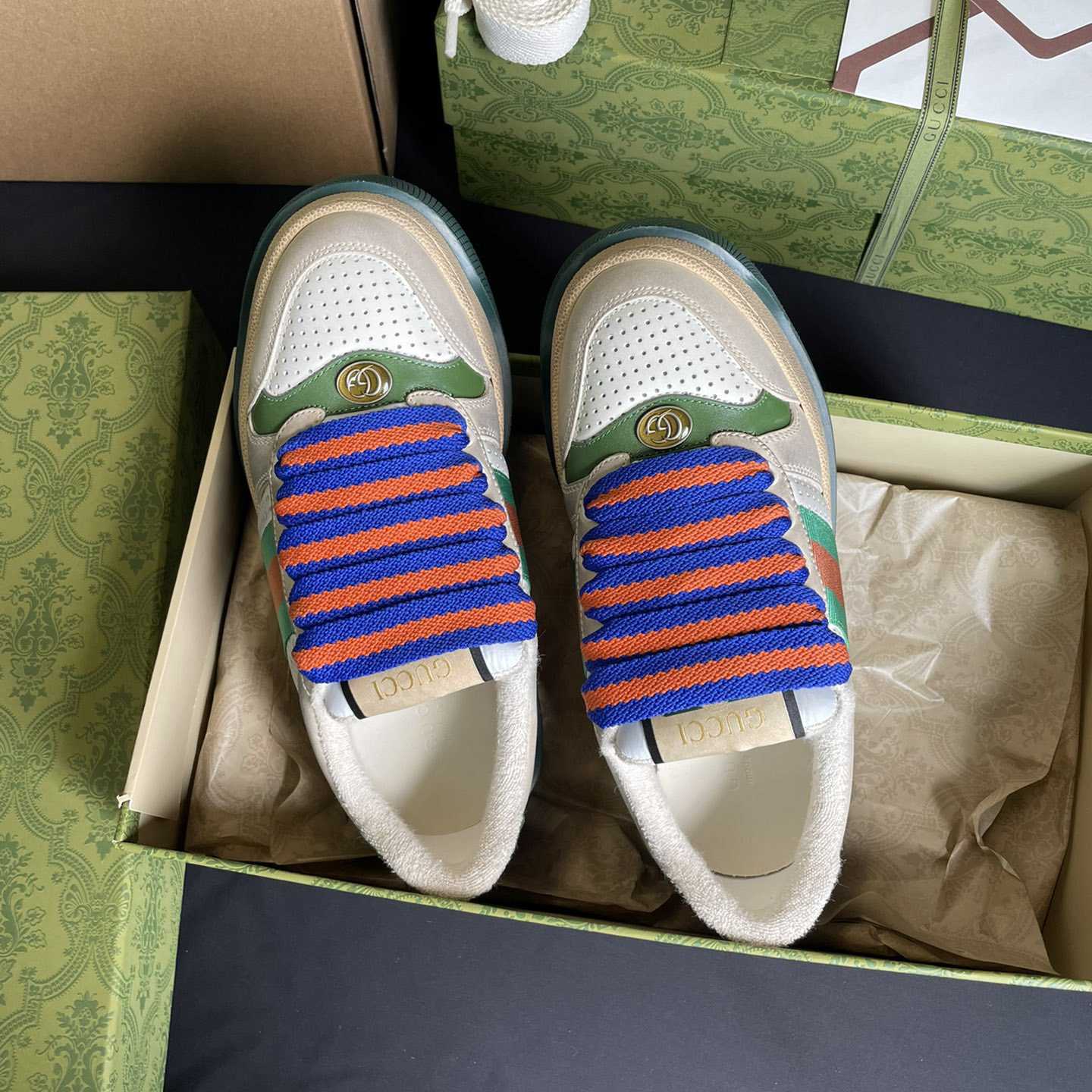 Gucci Screener Sneaker With Web - EUR FASHION