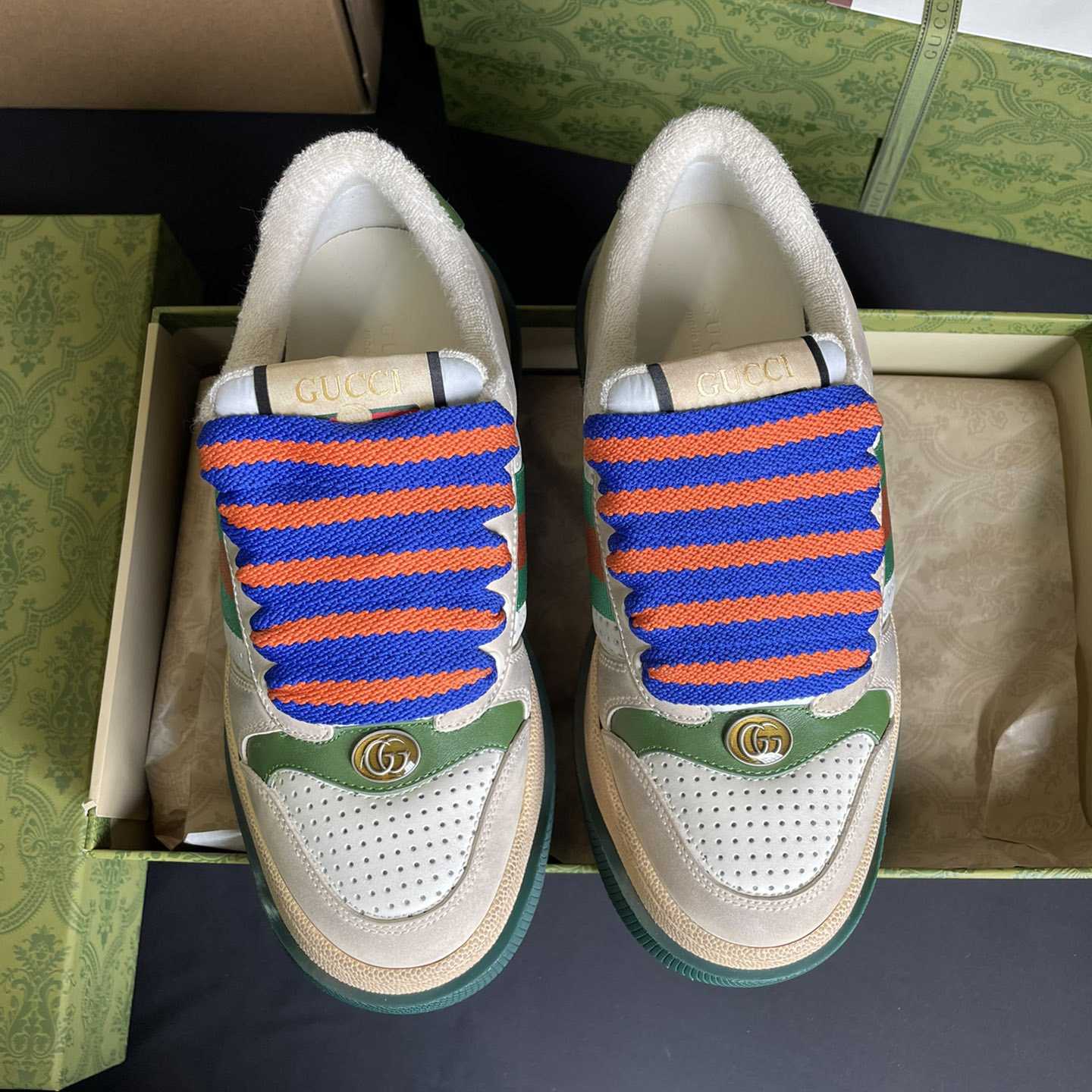 Gucci Screener Sneaker With Web - EUR FASHION