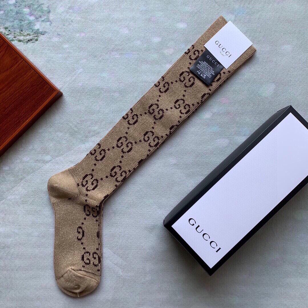 Gucci Lame GG Socks - EUR FASHION