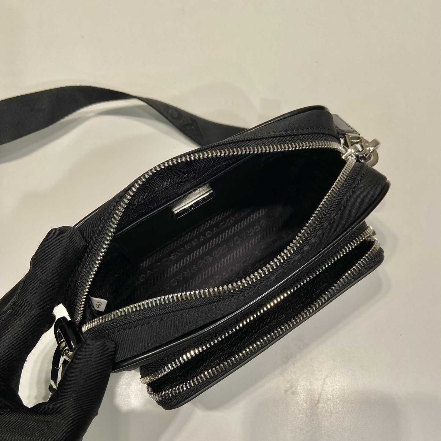 Prada Re-Nylon And Brushed Leather Shoulder Bag - EUR FASHION