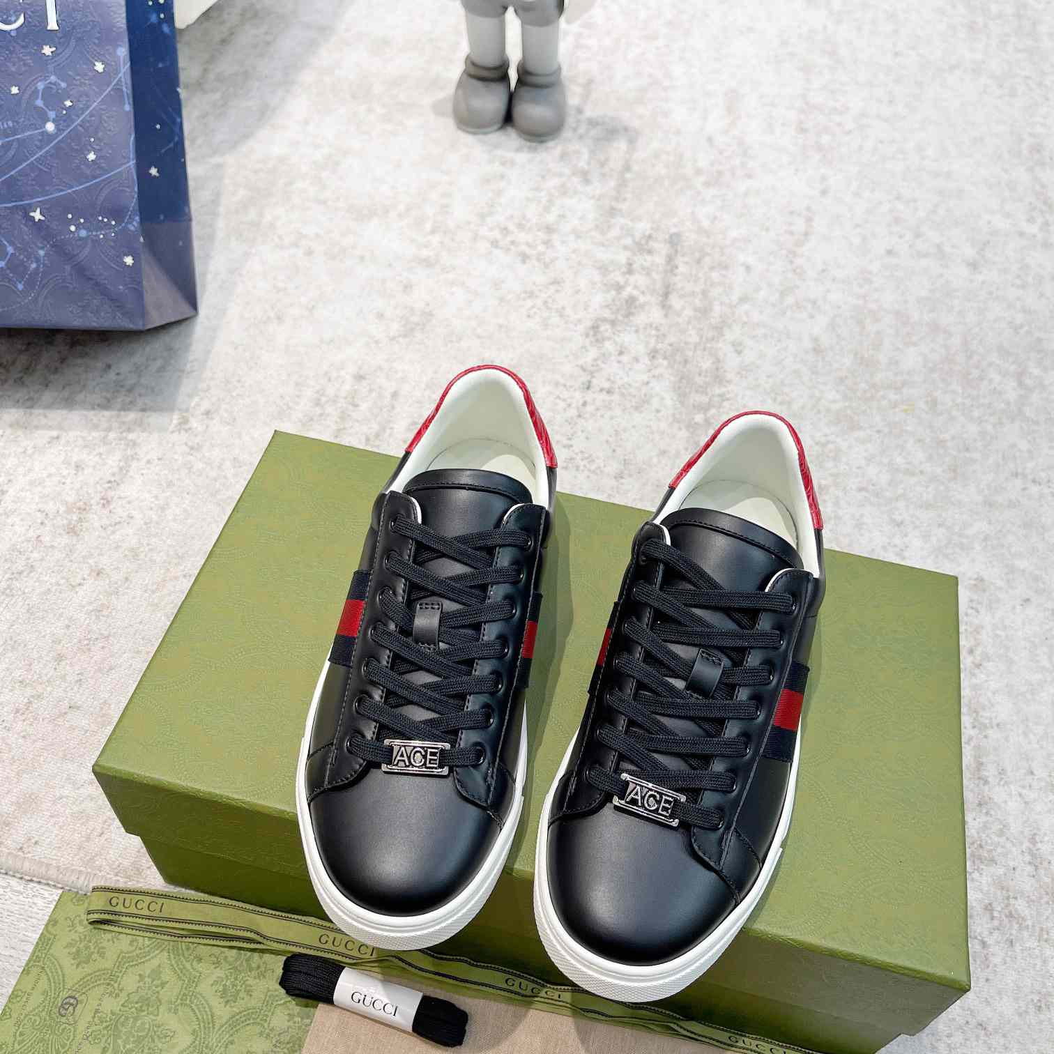 Gucci Ace Sneaker With Web - EUR FASHION