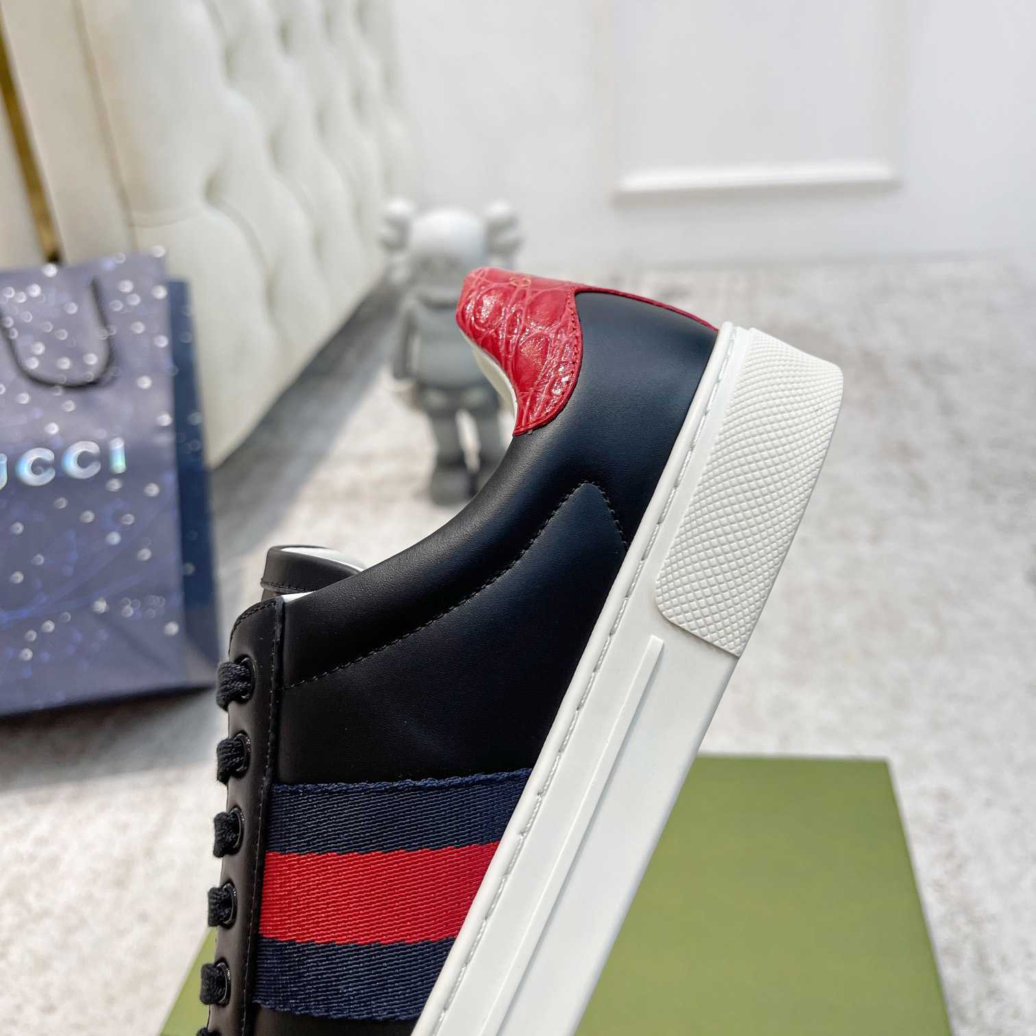 Gucci Ace Sneaker With Web - EUR FASHION