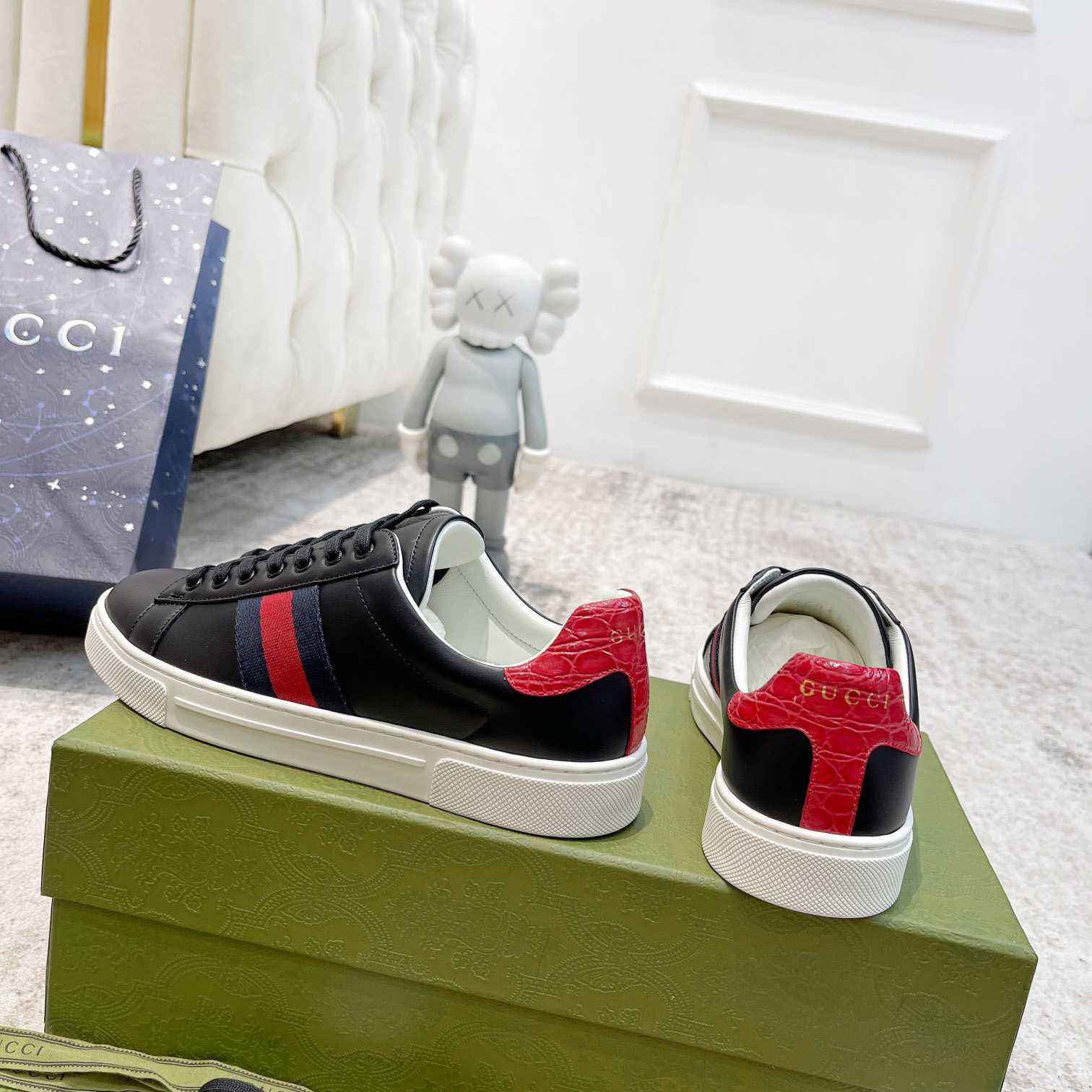 Gucci Ace Sneaker With Web - EUR FASHION