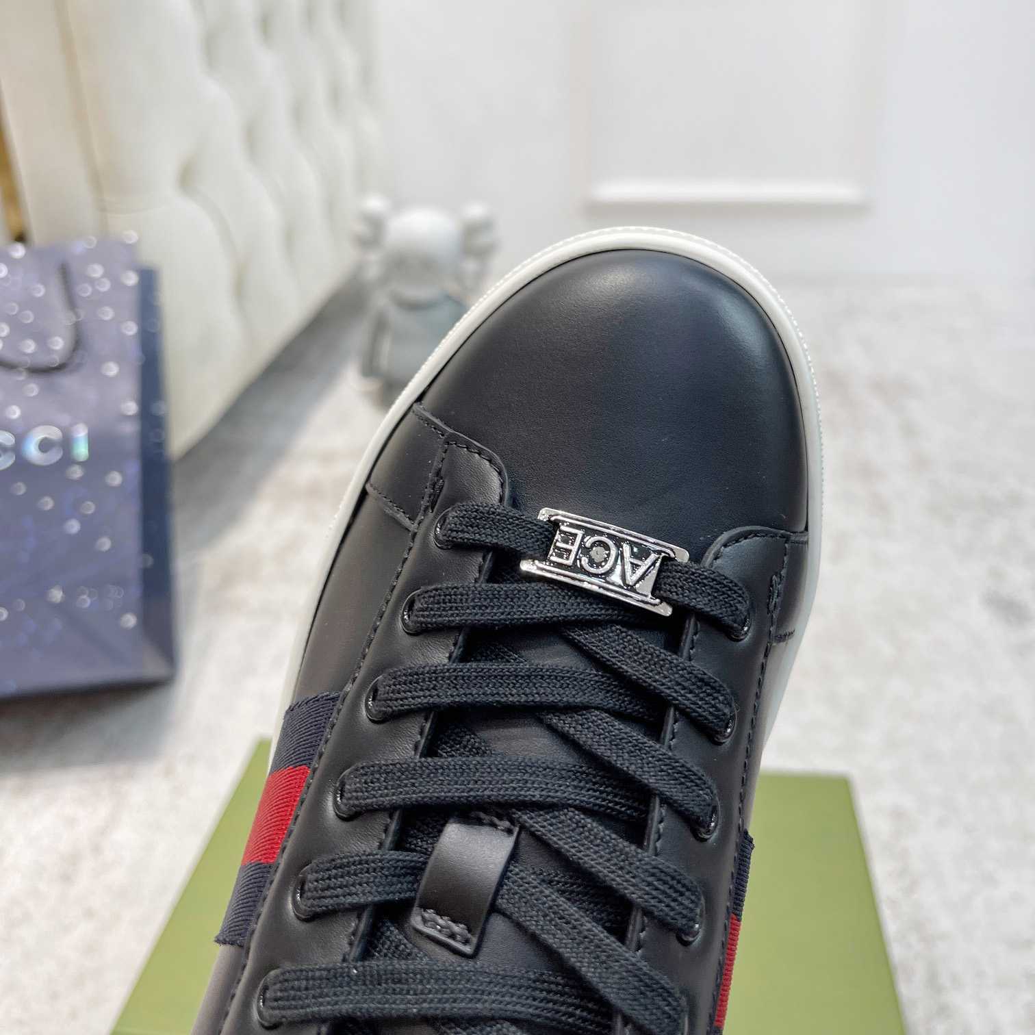 Gucci Ace Sneaker With Web - EUR FASHION