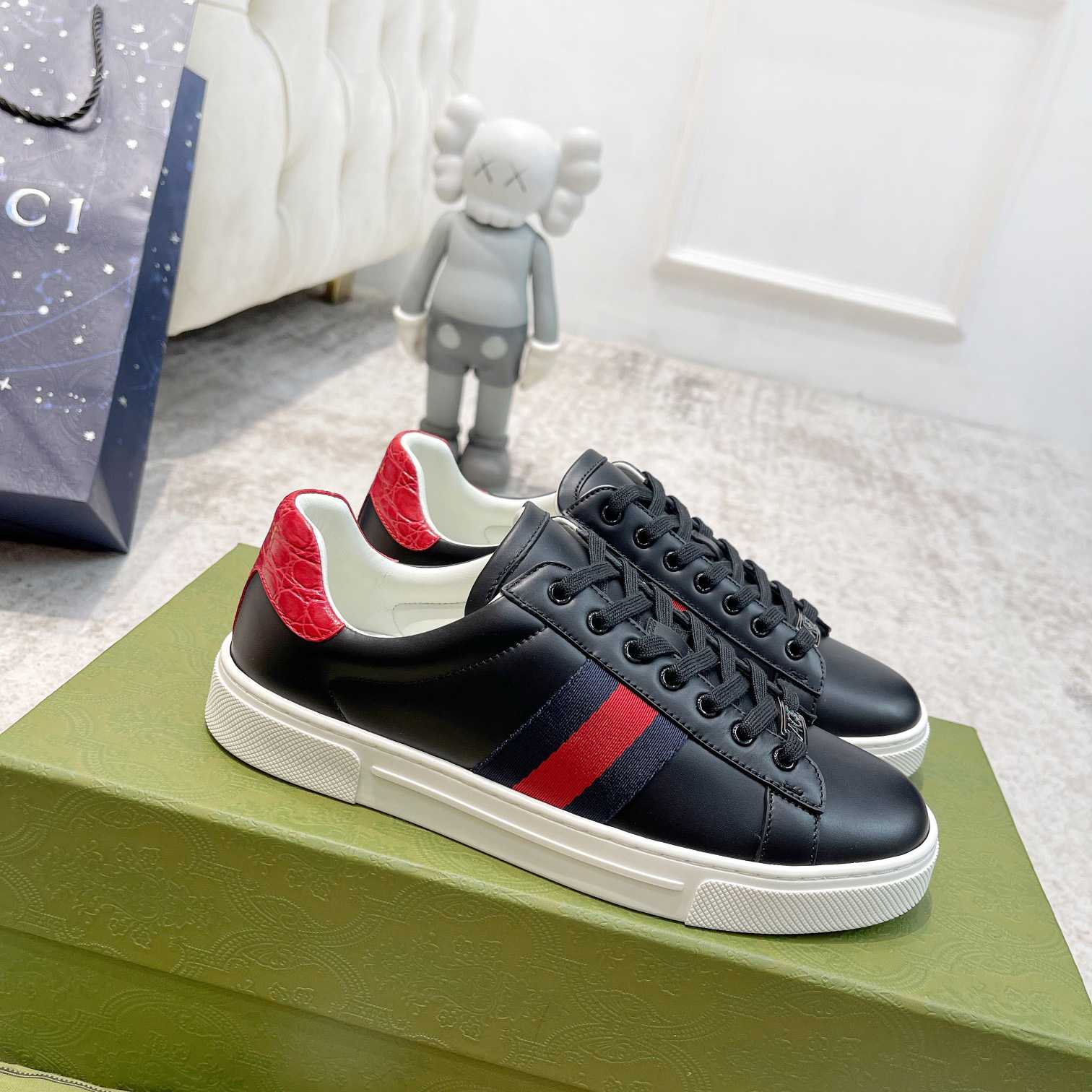 Gucci Ace Sneaker With Web - EUR FASHION