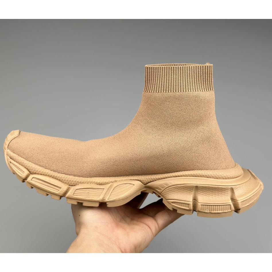 Balenciaga 3XL Sock Recycled Knit Sneaker In Beige  - EUR FASHION