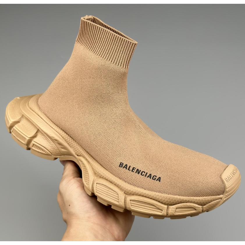 Balenciaga 3XL Sock Recycled Knit Sneaker In Beige  - EUR FASHION