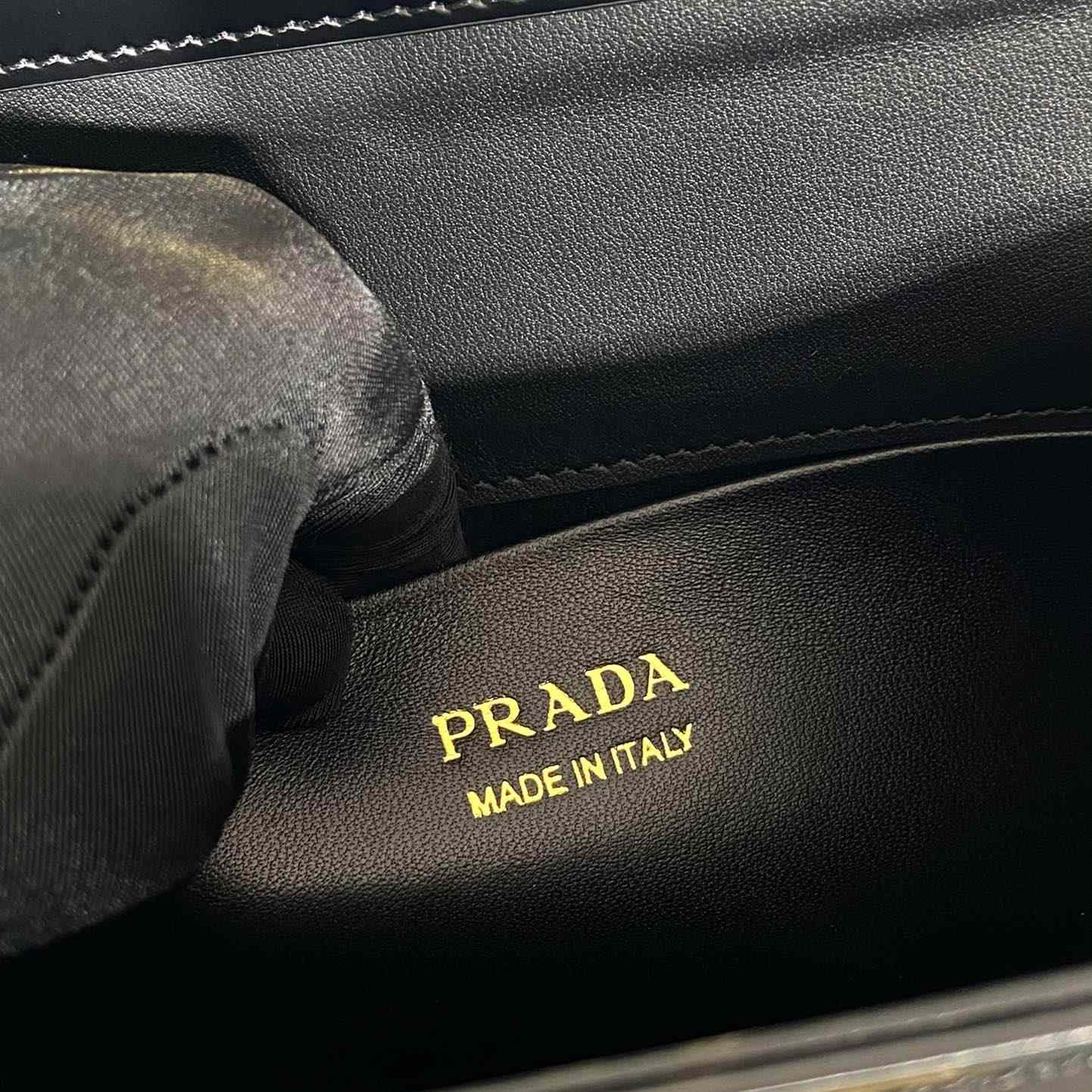 Prada Medium Brushed Leather Handbag - EUR FASHION