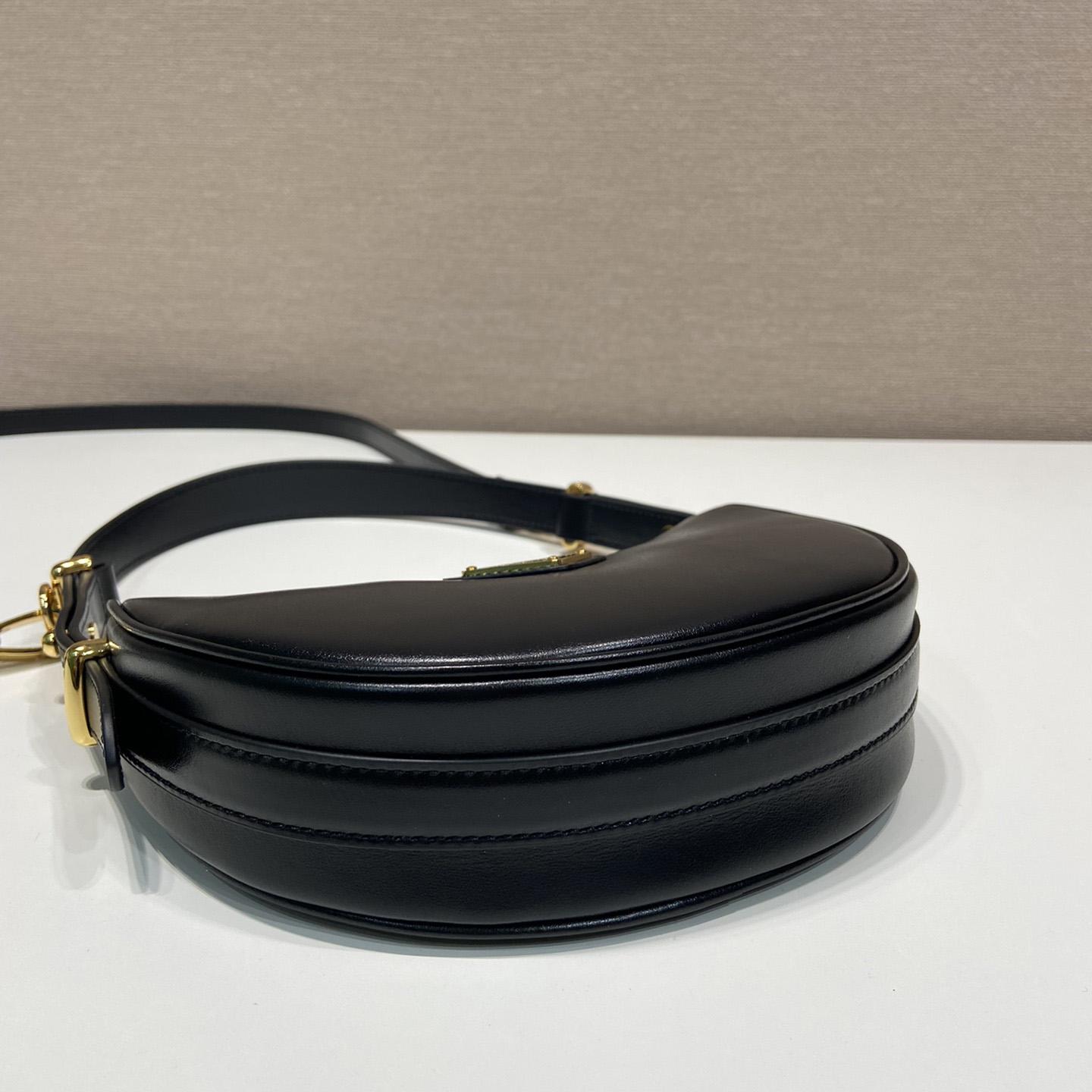 Prada Arqué Leather Mini Shoulder Bag - EUR FASHION