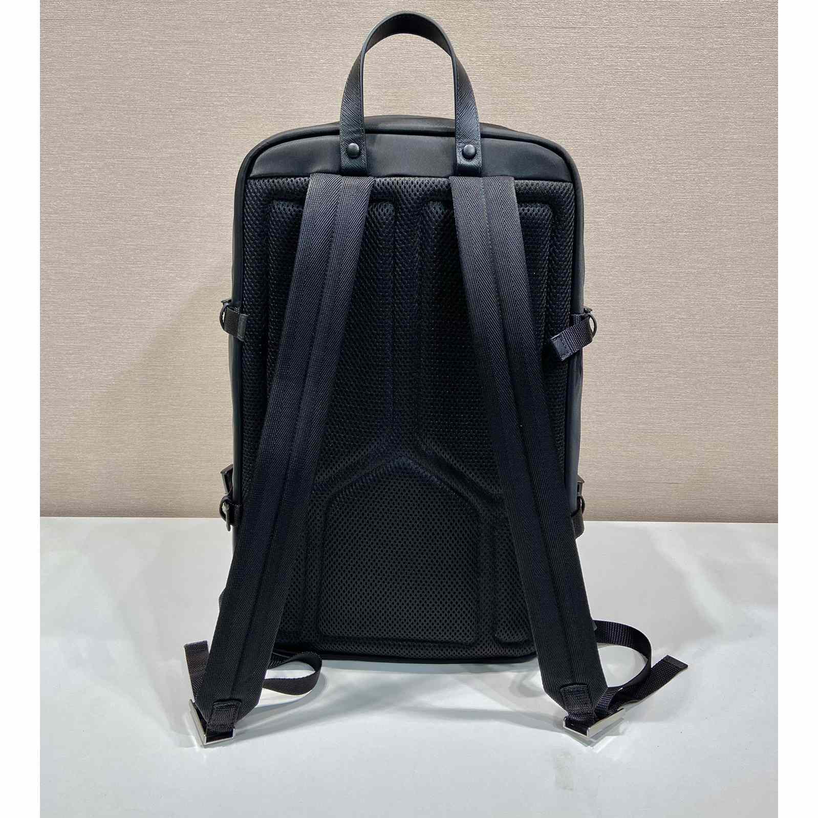 Prada Re-Nylon And Saffiano Leather Backpack - EUR FASHION