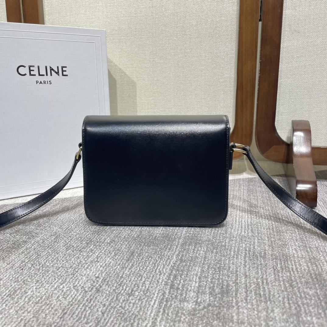 Celine Teen Triomphe Bag In Shiny Calfskin - EUR FASHION