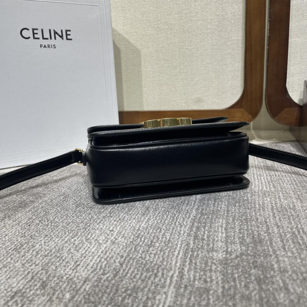 Celine Teen Triomphe Bag In Shiny Calfskin - EUR FASHION