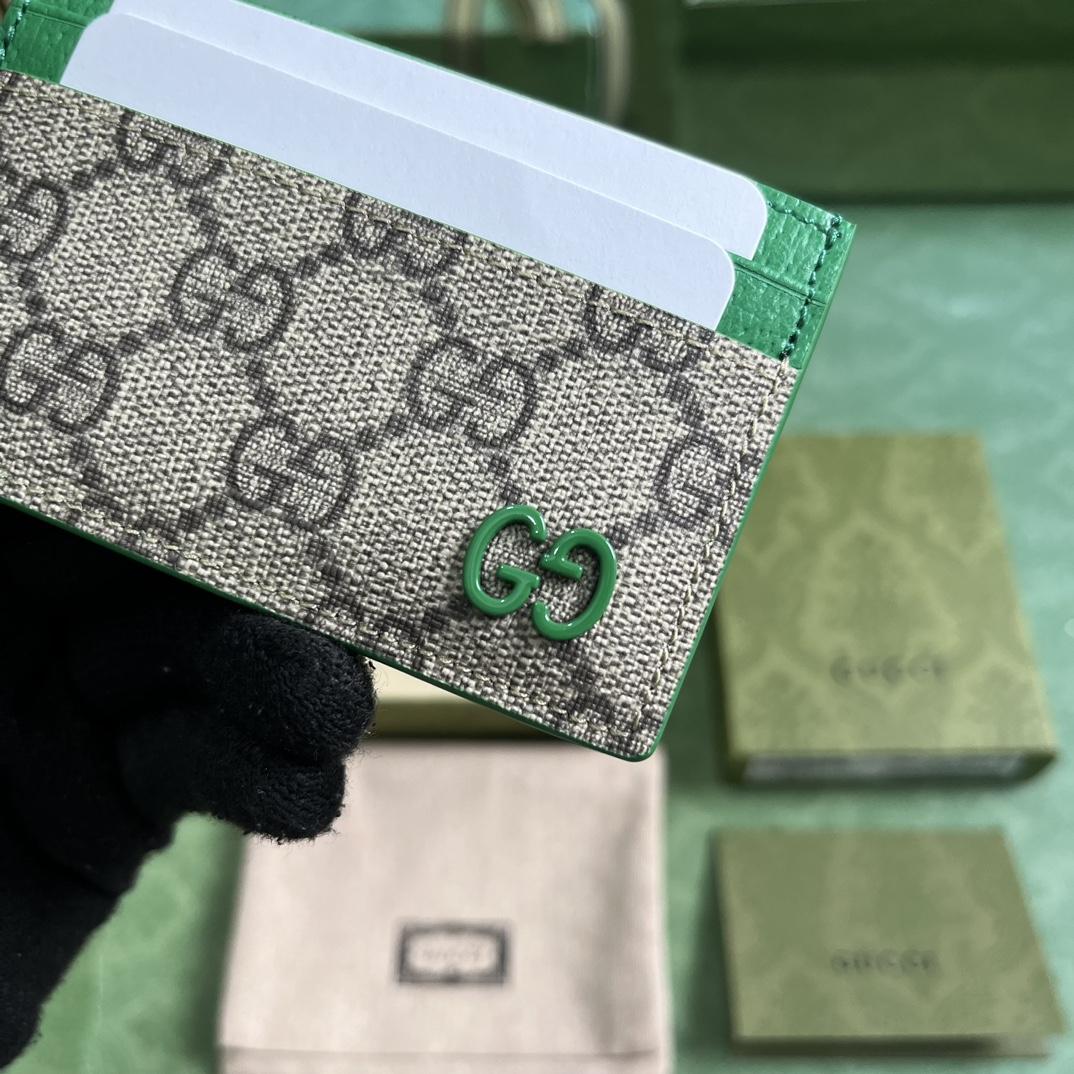 Gucci Card Case With GG Detail - EUR FASHION