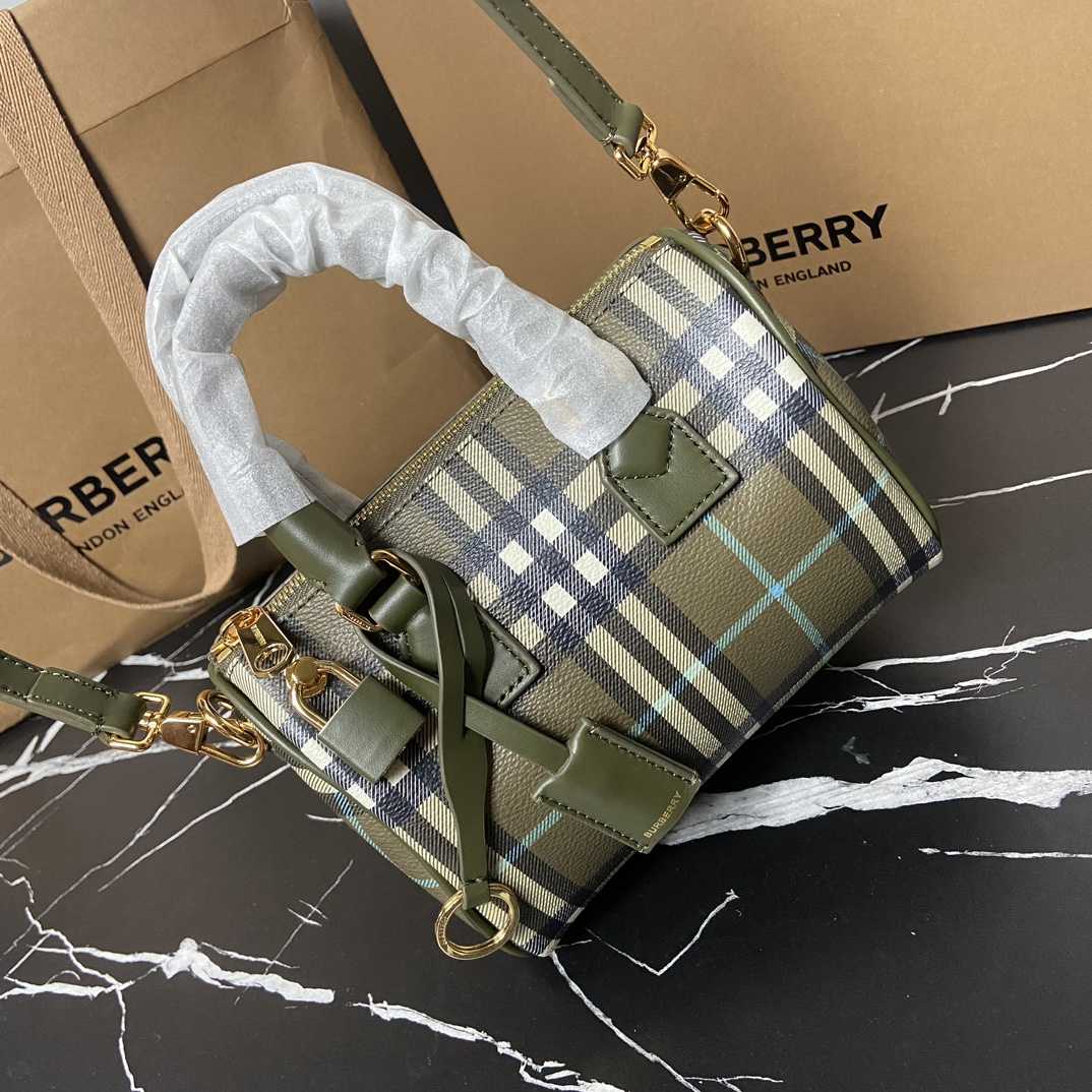 Burberry Check Mini Bowling Bag - EUR FASHION