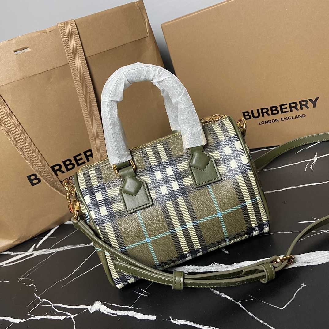 Burberry Check Mini Bowling Bag - EUR FASHION