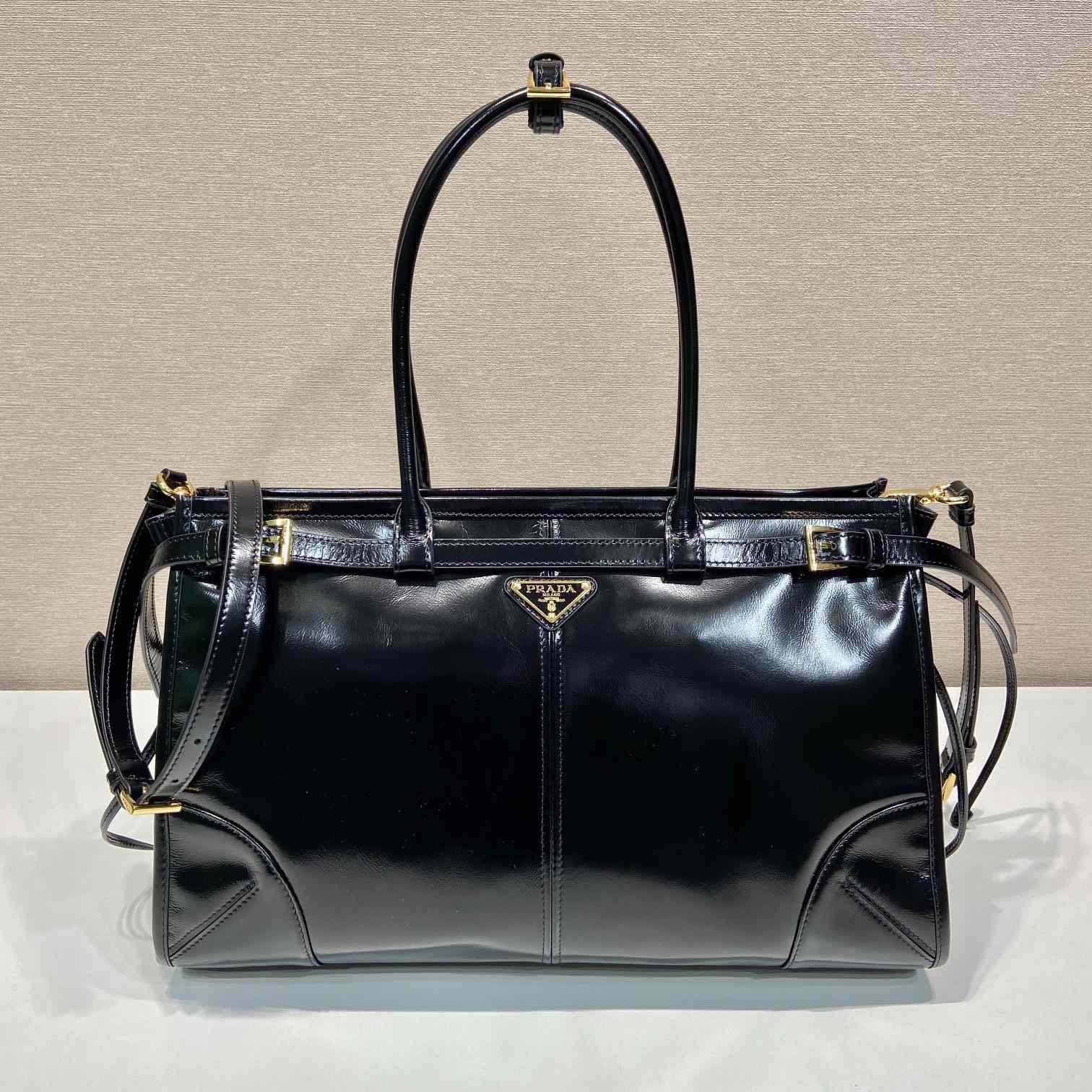 Prada Large Leather Handbag - EUR FASHION