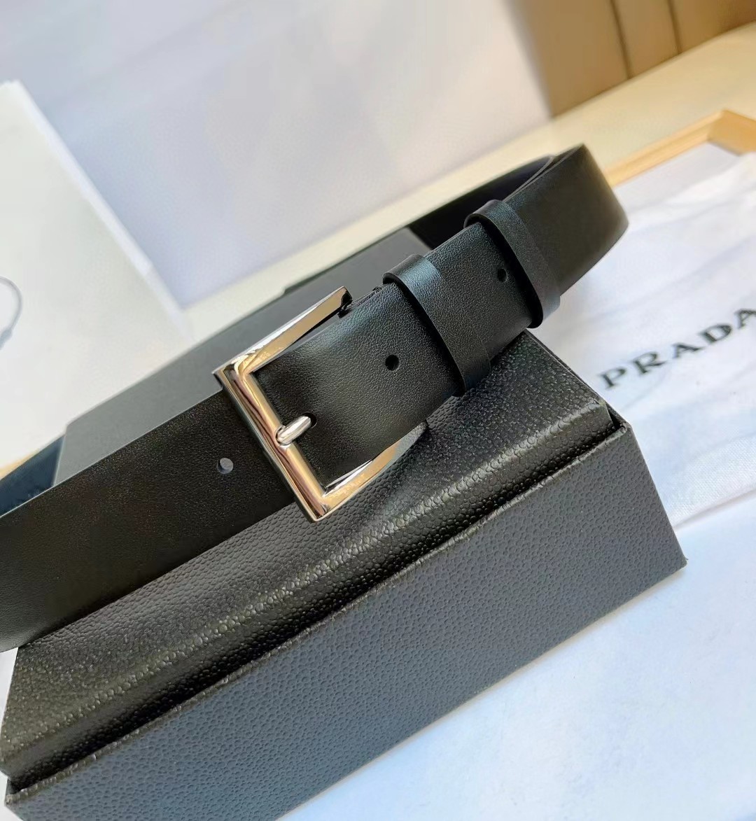 Prada Leather Belt - EUR FASHION