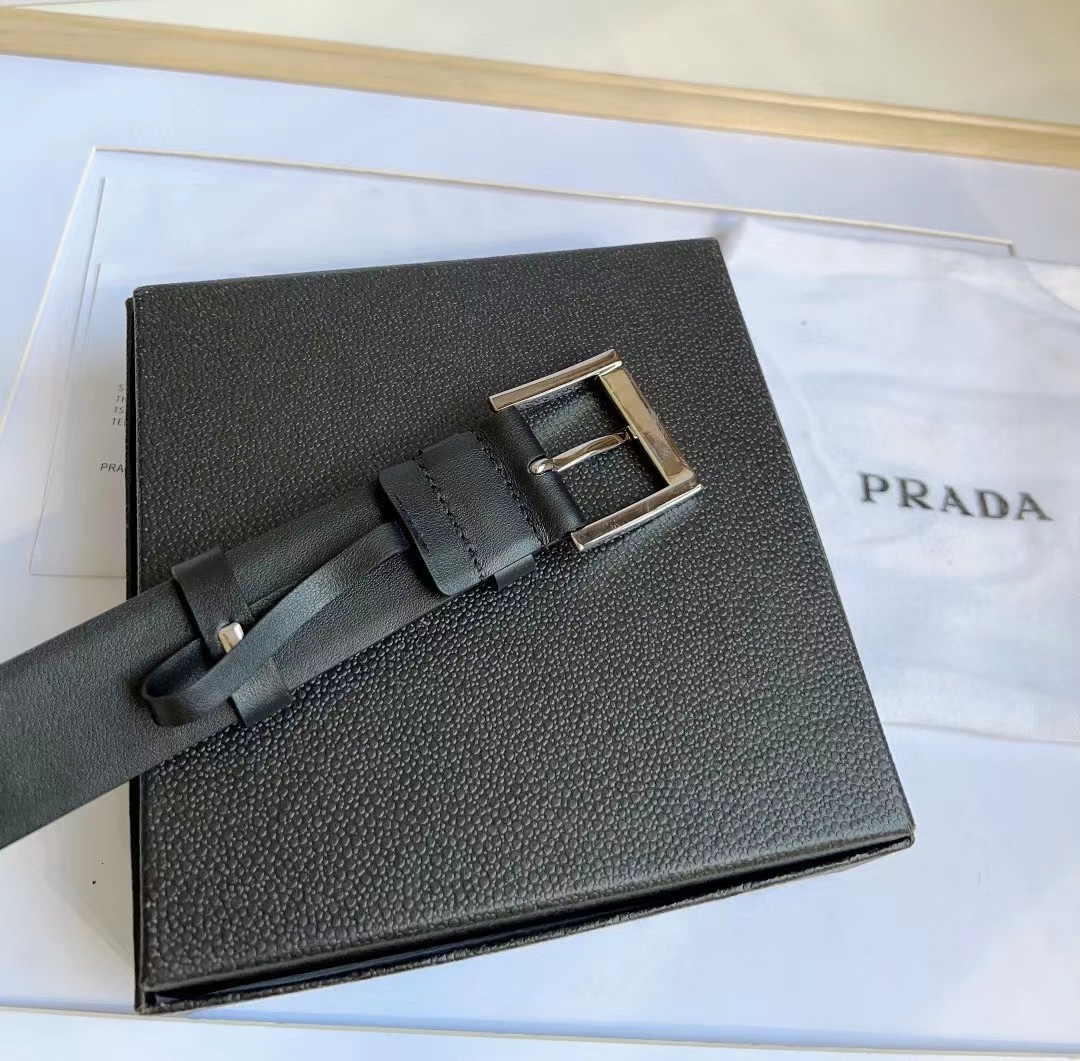 Prada Leather Belt - EUR FASHION