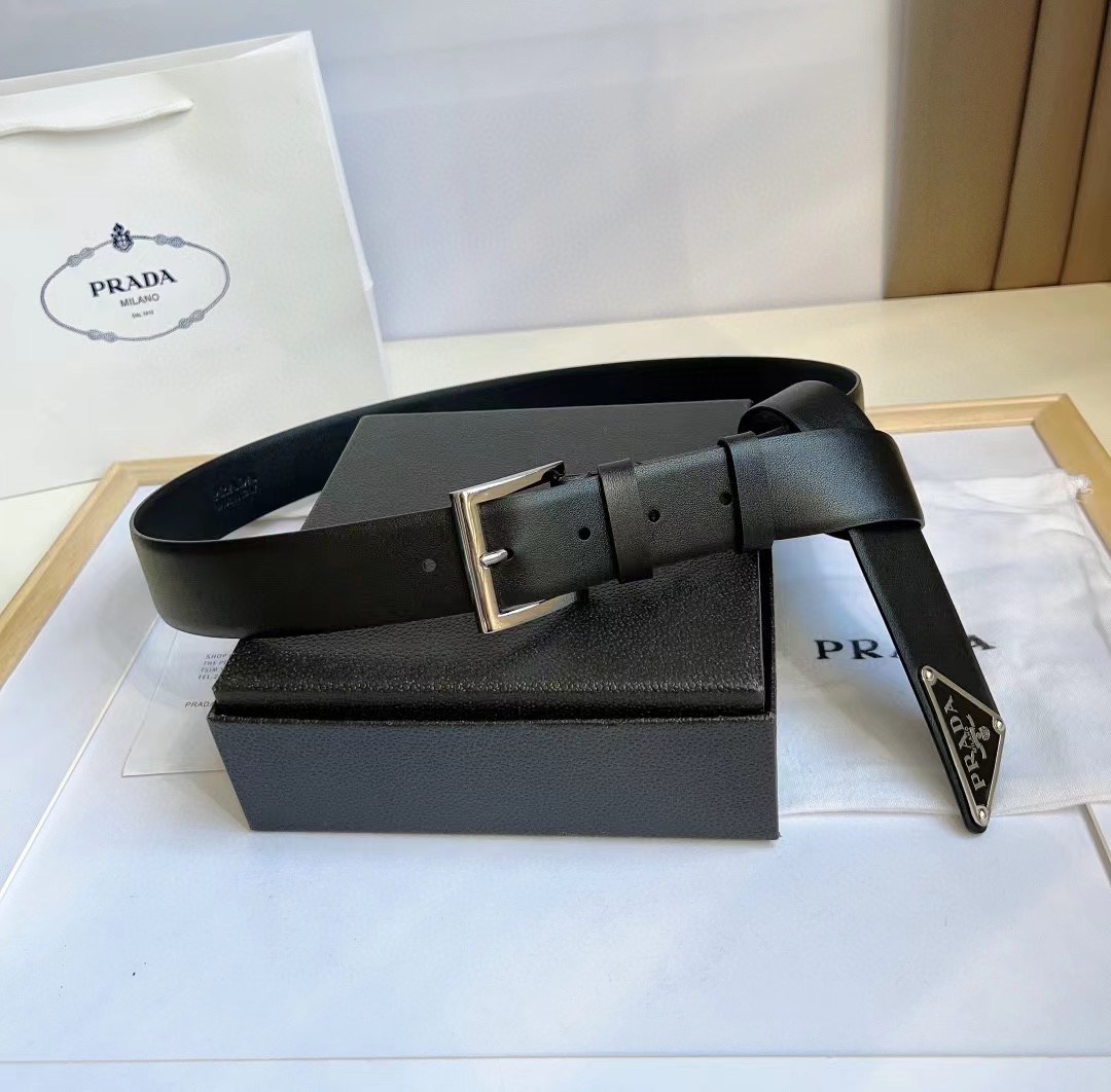 Prada Leather Belt - EUR FASHION