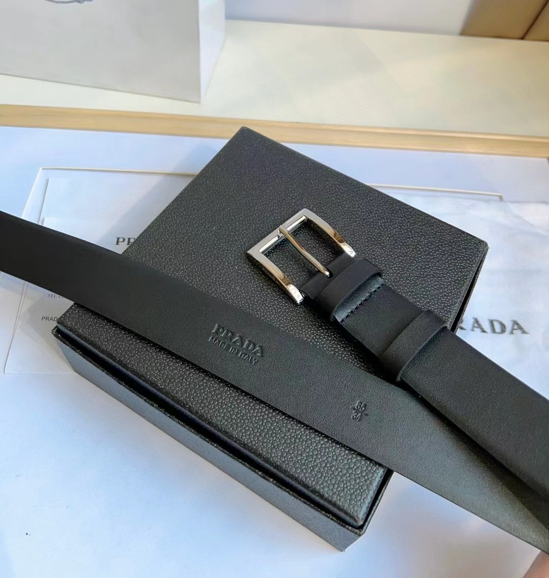 Prada Leather Belt - EUR FASHION