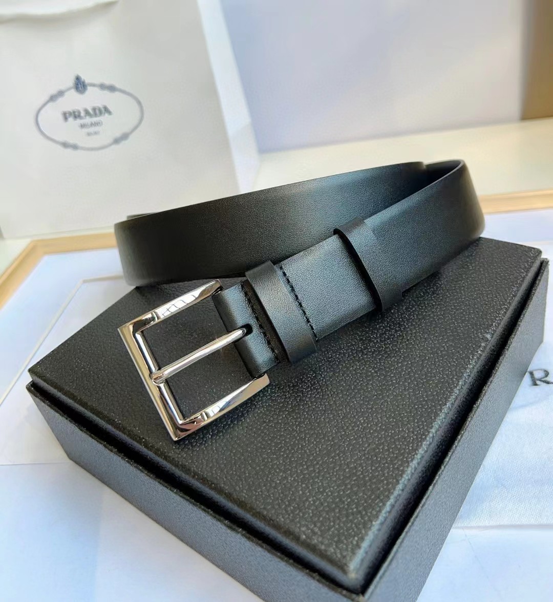 Prada Leather Belt - EUR FASHION